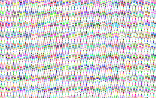 Colorful Wavy Lines Pattern PNG