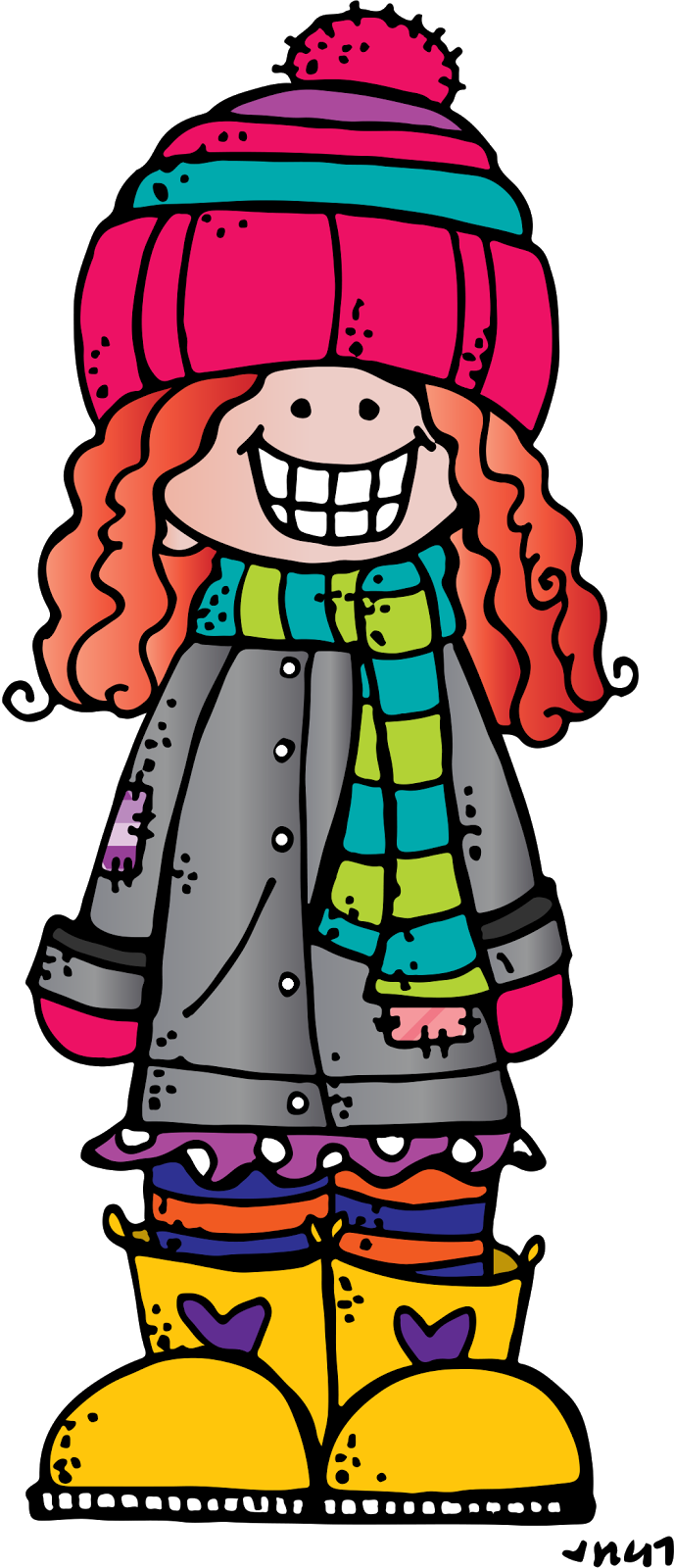 Colorful Winter Clothing Cartoon PNG