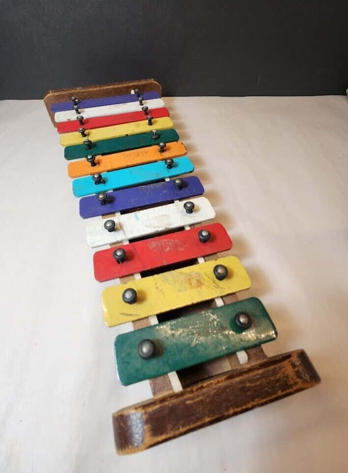 Colorful Wooden Xylophone Wallpaper
