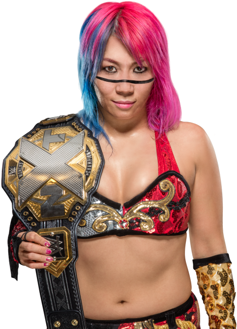 Colorful Wrestlerwith Championship Belt PNG