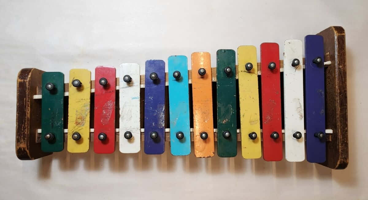 Colorful_ Xylophone_ Bars Wallpaper