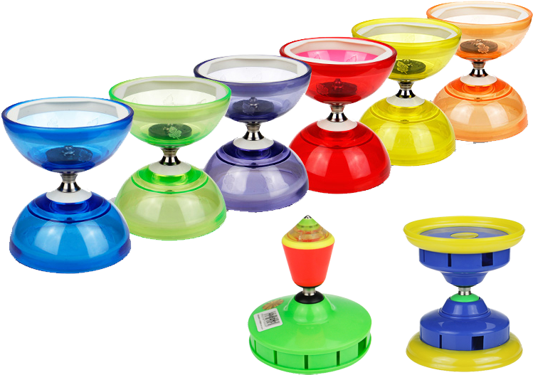Colorful Yoyo Collection PNG