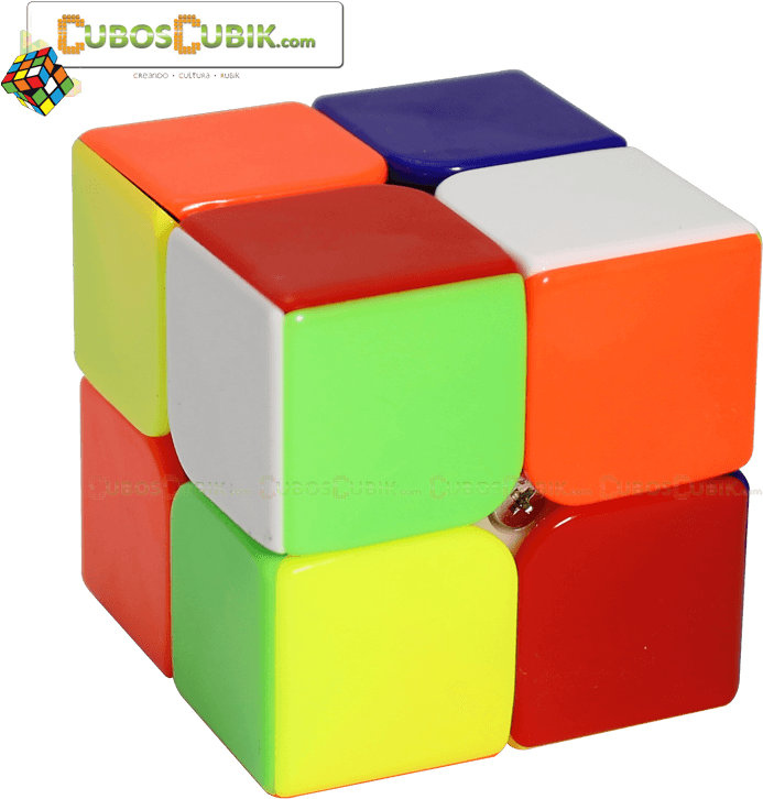 Colorful2x2 Rubiks Cube Watermark PNG