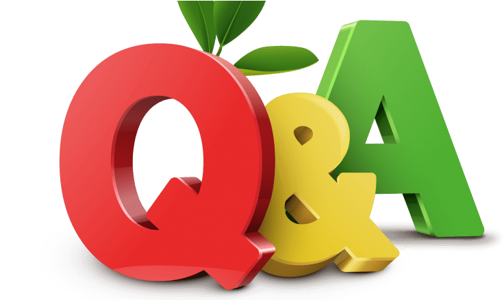 Colorful3 D Q A Letters PNG