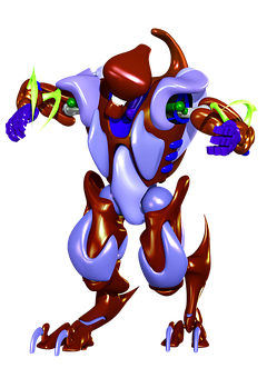 Colorful3 D Robot Character PNG