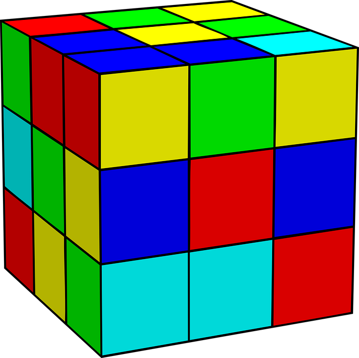 Colorful3 D Rubiks Cube Illustration PNG