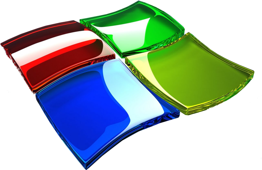 Colorful3 D Windows Logo PNG