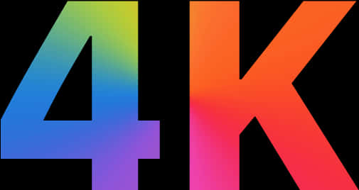 Colorful4 K Logo PNG