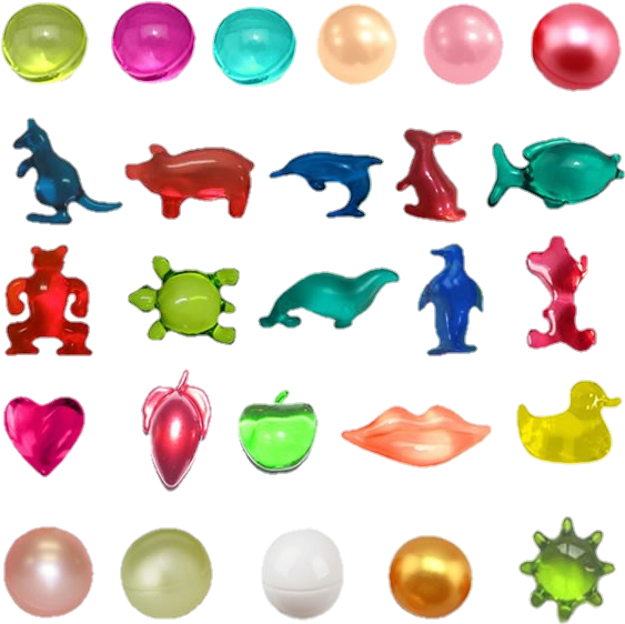 Colorful90s Gummy Charms Collection PNG