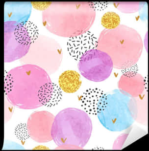 Colorful_ Abstract_ Bubbles_ Pattern PNG