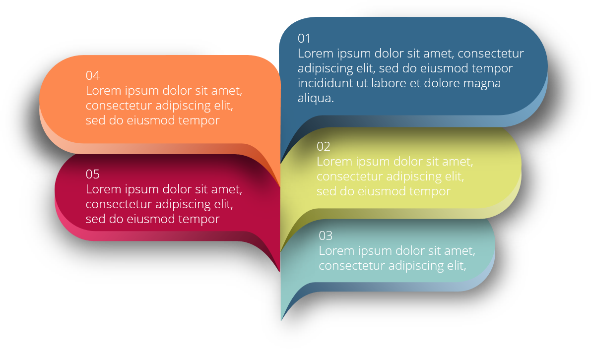 Colorful_ Abstract_ Infographic_ Elements PNG