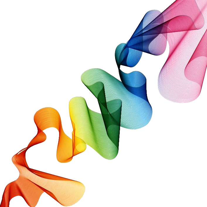 Colorful_ Abstract_ Ribbon_ Design PNG