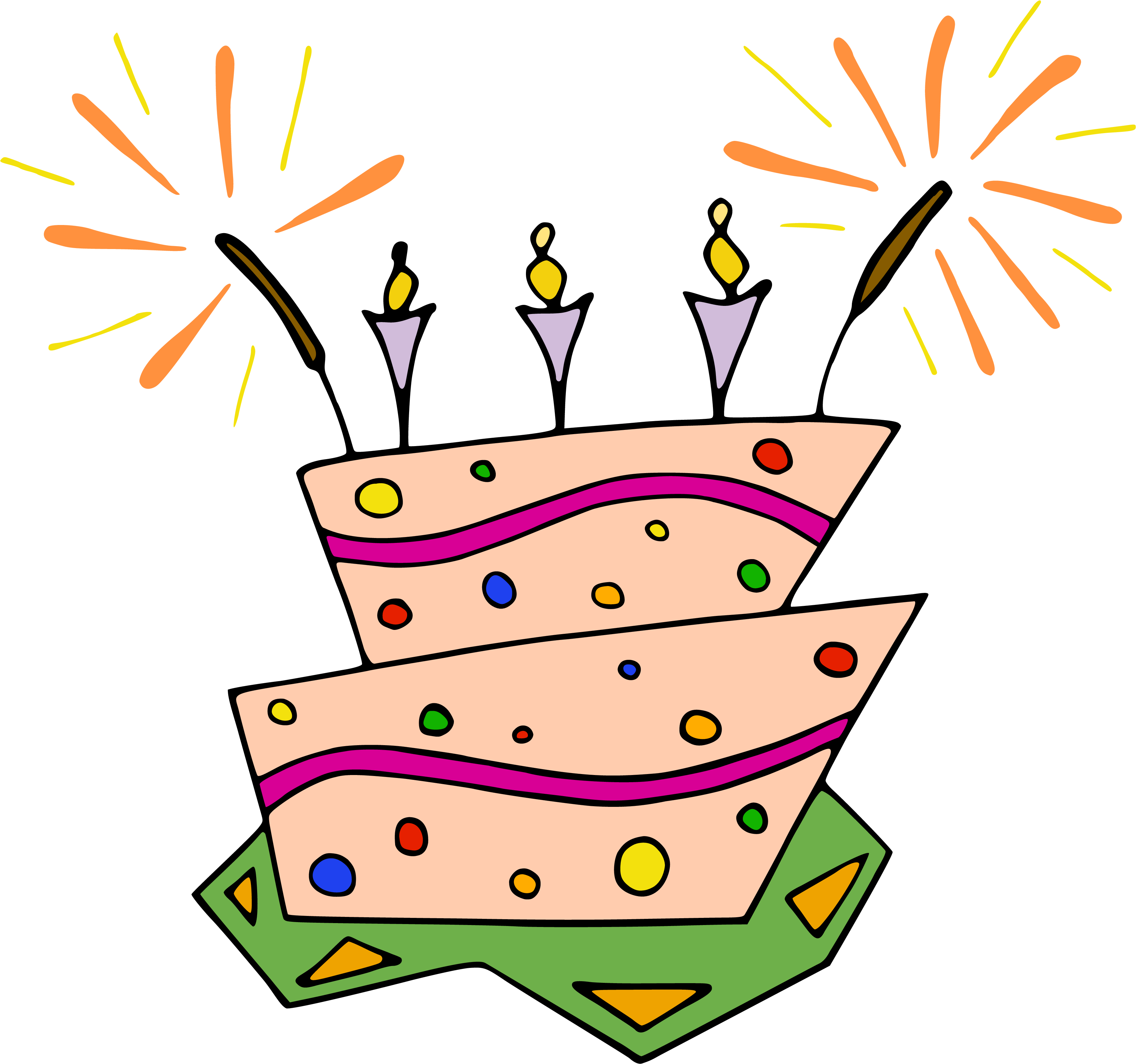 Colorful_ Birthday_ Cake_ Illustration PNG