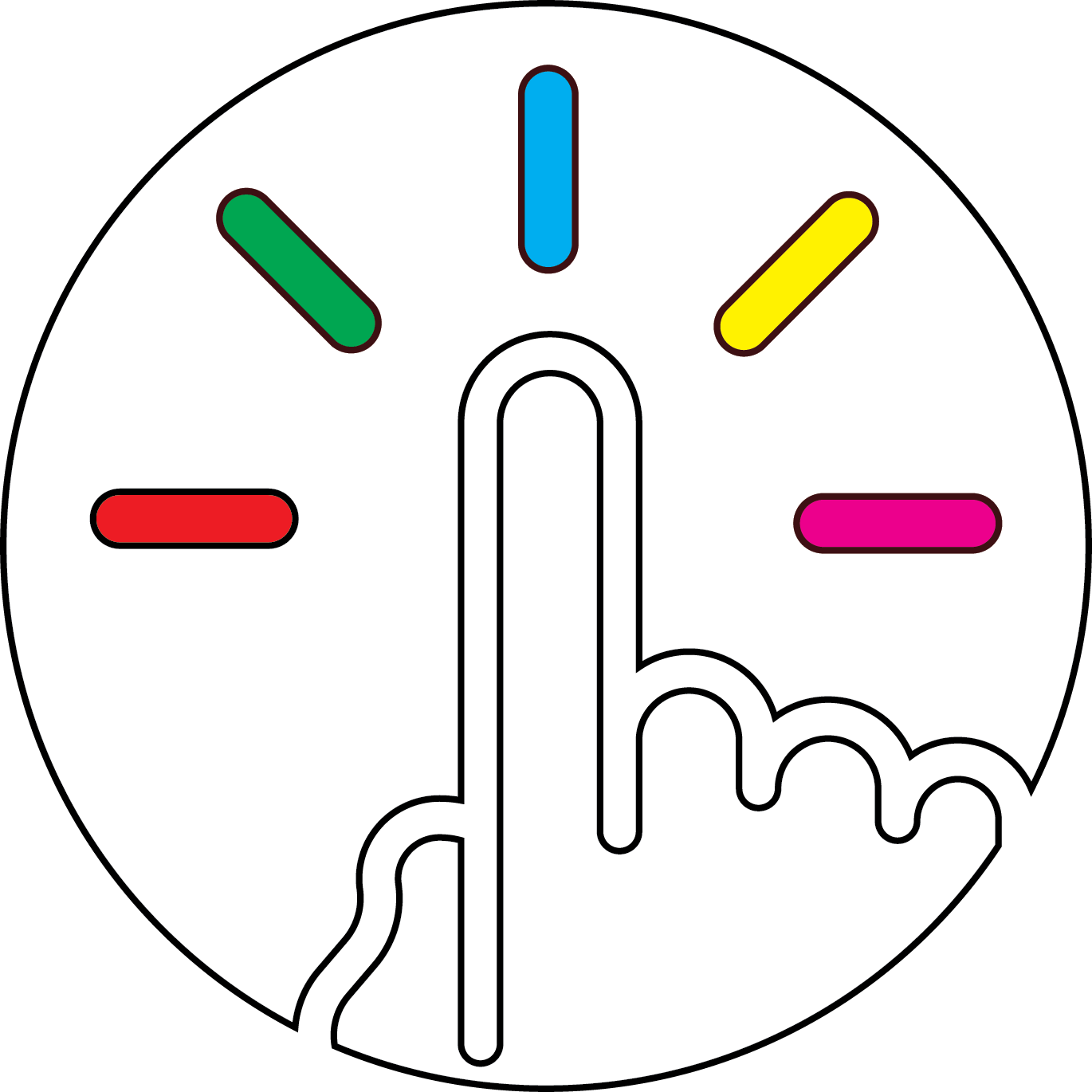 Colorful_ Calculator_ Icon_with_ Hand_ Cursor PNG