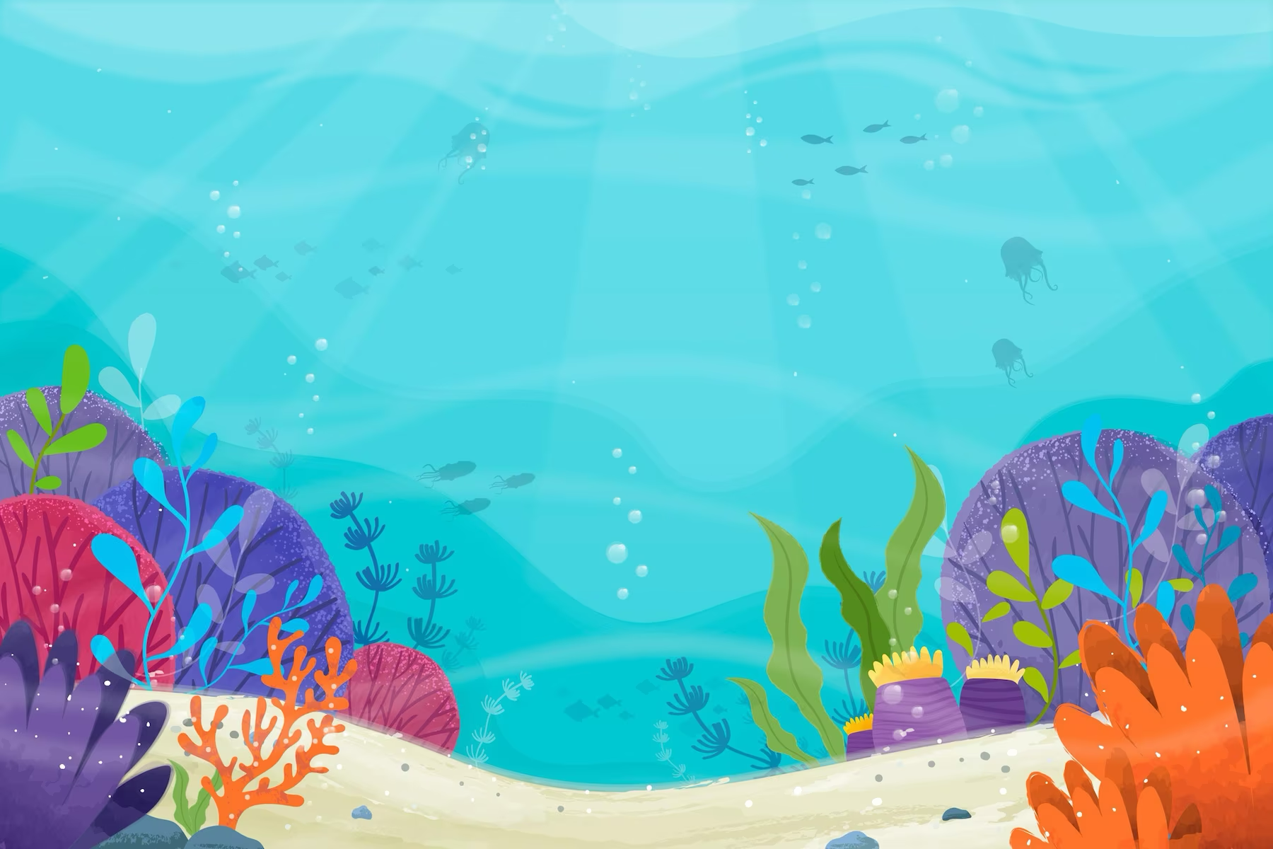 Colorful_ Cartoon_ Aquarium_ Scene