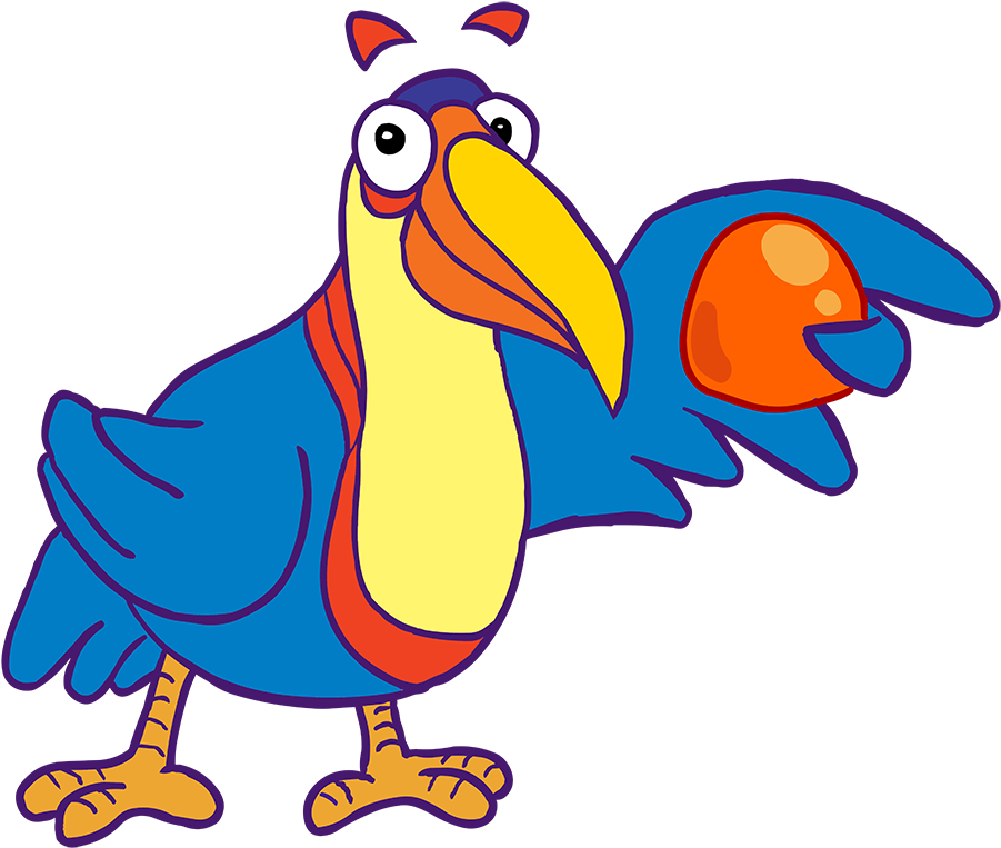 Colorful_ Cartoon_ Bird_ Character PNG