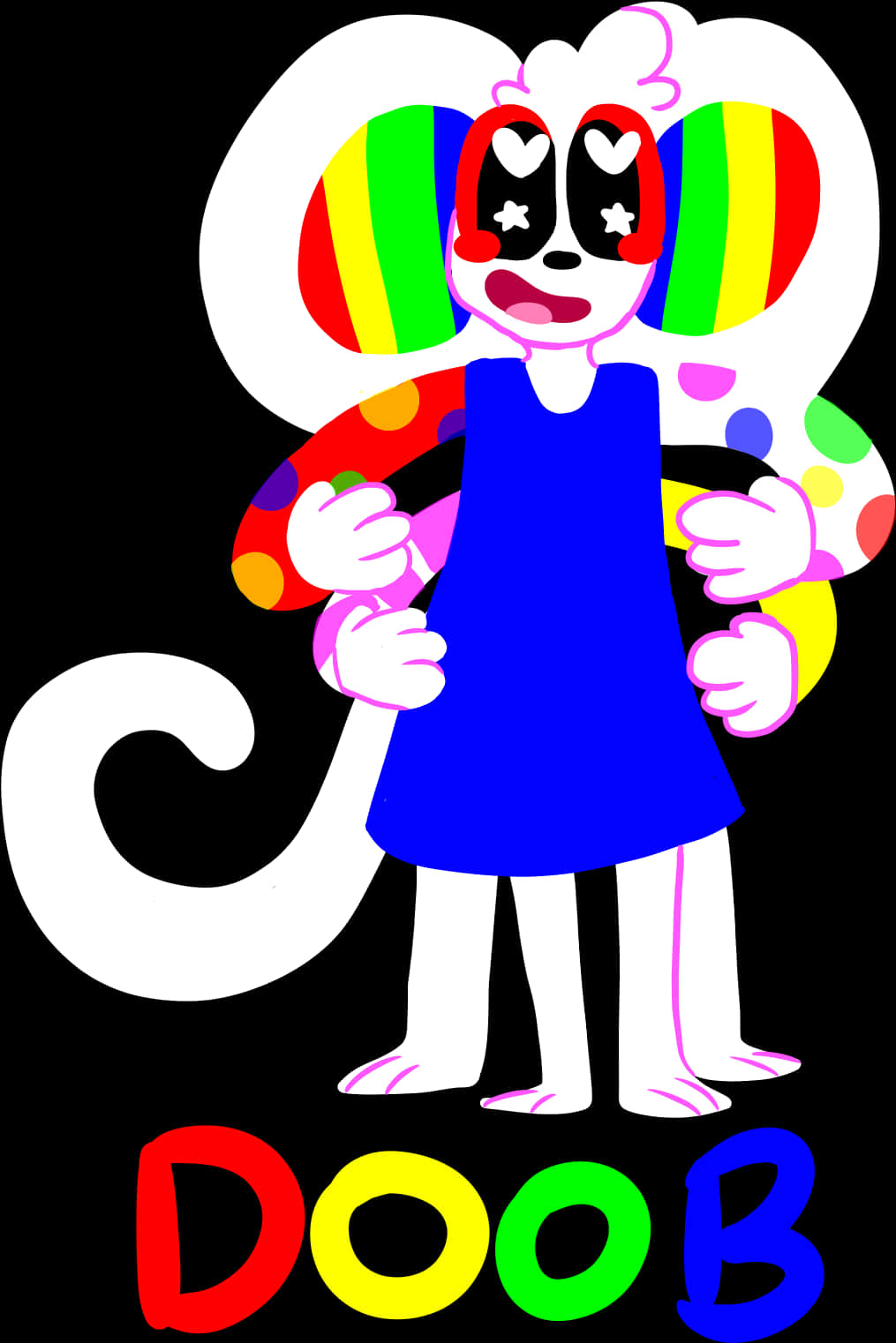 Colorful_ Cartoon_ Character_ Doob PNG