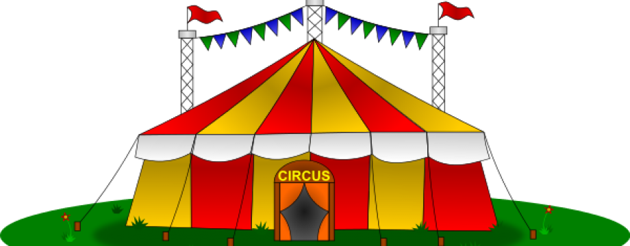 Colorful_ Circus_ Tent_ Illustration PNG