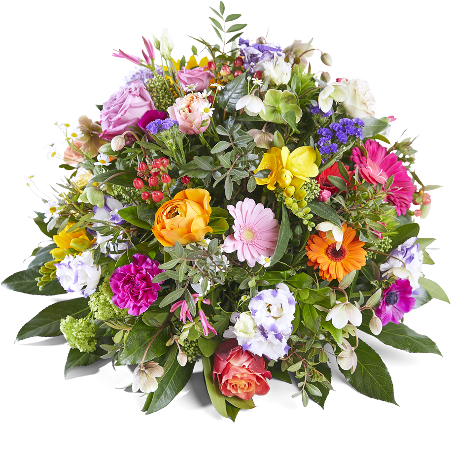 Colorful_ Funeral_ Flower_ Arrangement.png PNG