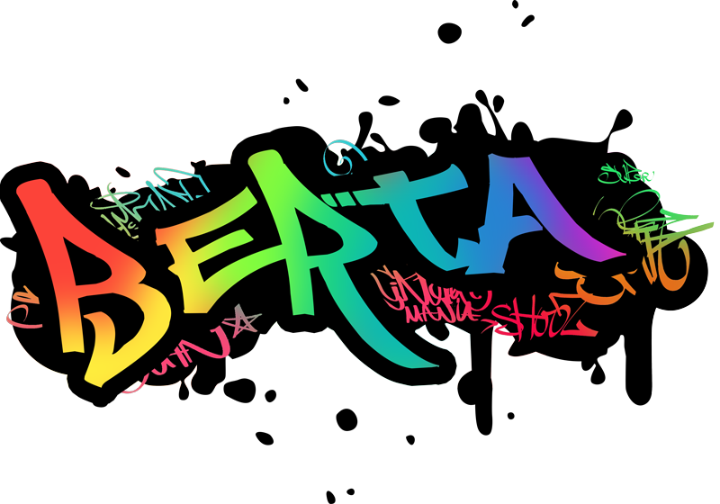 Colorful_ Graffiti_ Style_ Beata_ Text PNG