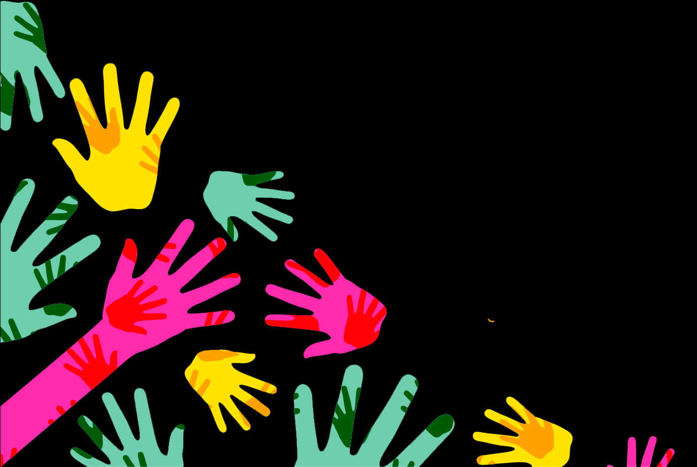 Colorful_ Handprints_ Background PNG
