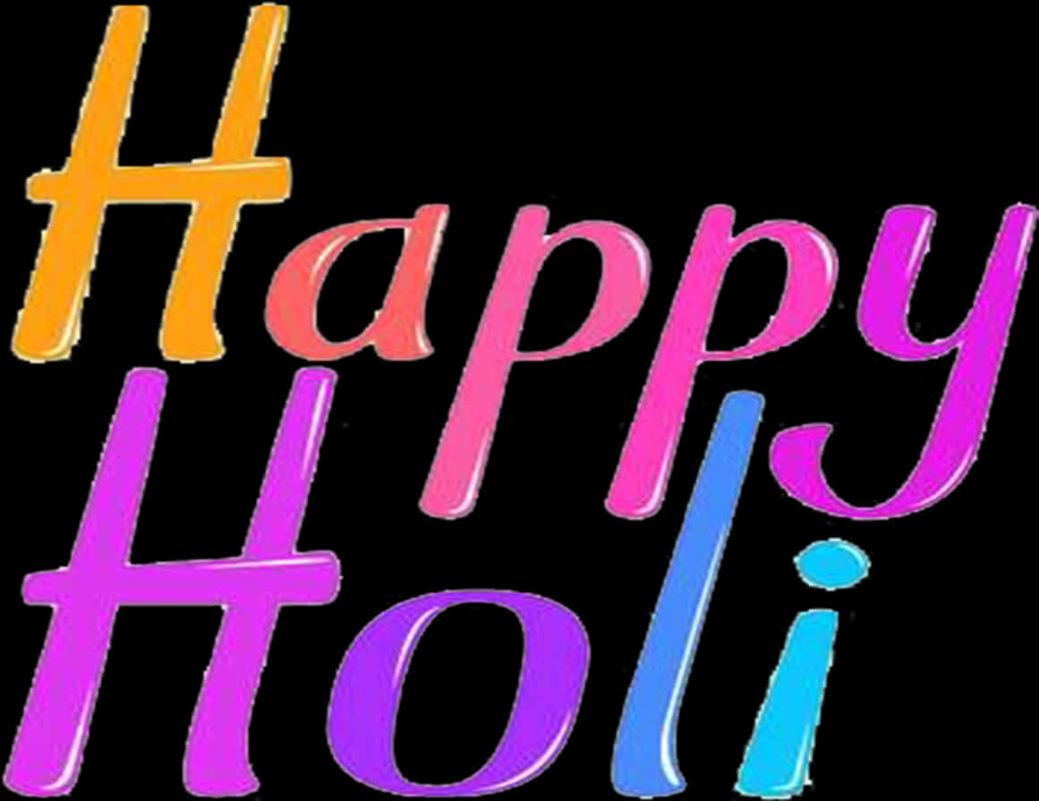 Colorful_ Happy_ Holi_ Greeting PNG