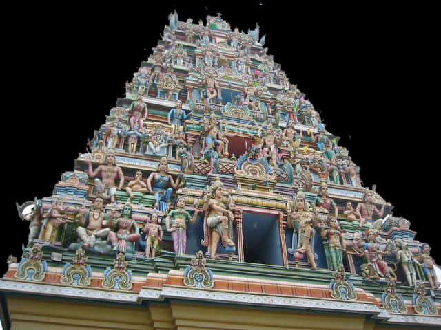 Colorful_ Hindu_ Temple_ Gopuram PNG