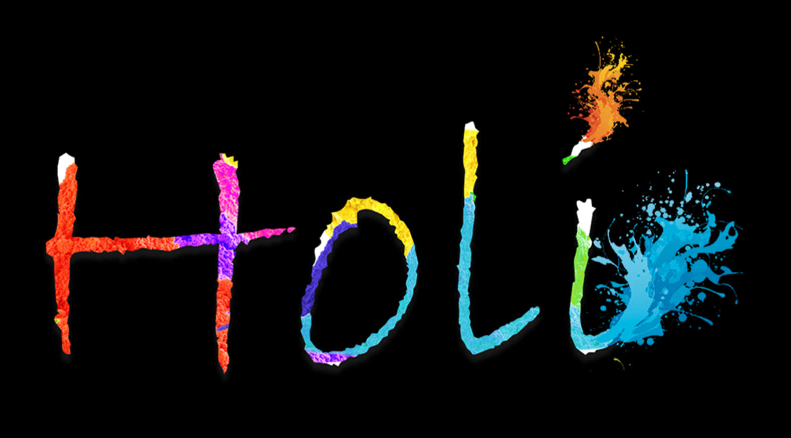 Colorful_ Holi_ Festival_ Text_ Background PNG