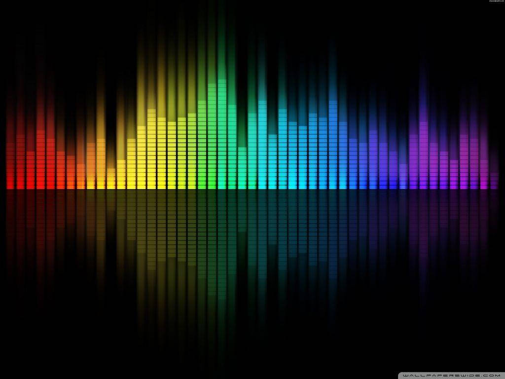 Colorful_ Sound_ Wave_ Spectrum_ Wallpaper SVG