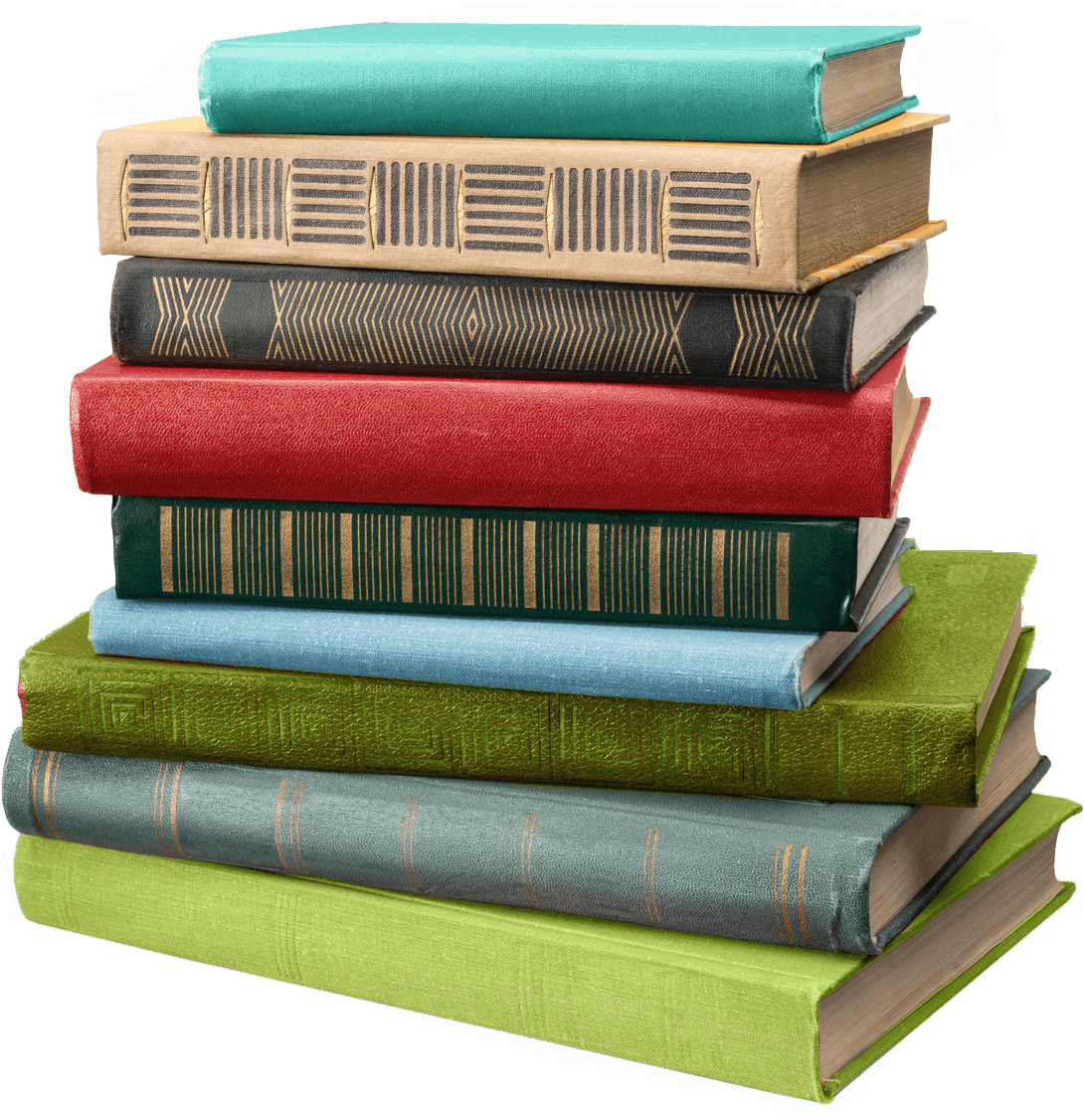Colorful_ Stacked_ Books PNG