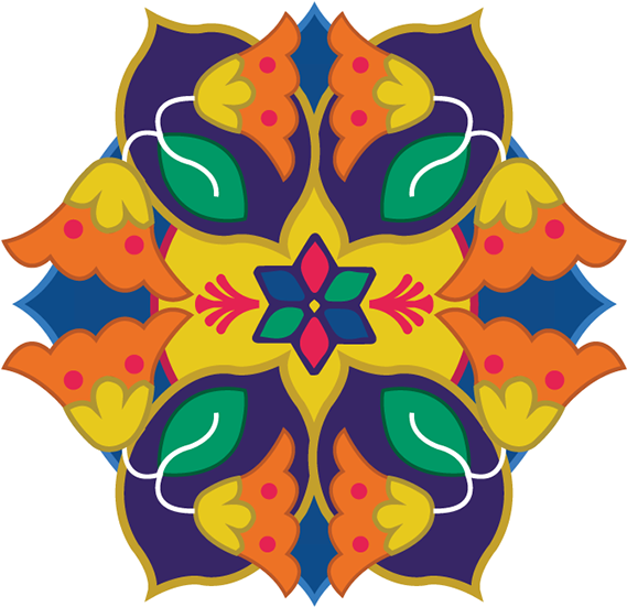 Colorful_ Symmetrical_ Rangoli_ Design.png PNG