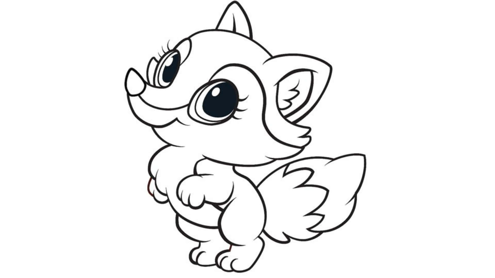 Cute Fox Coloring Pictures