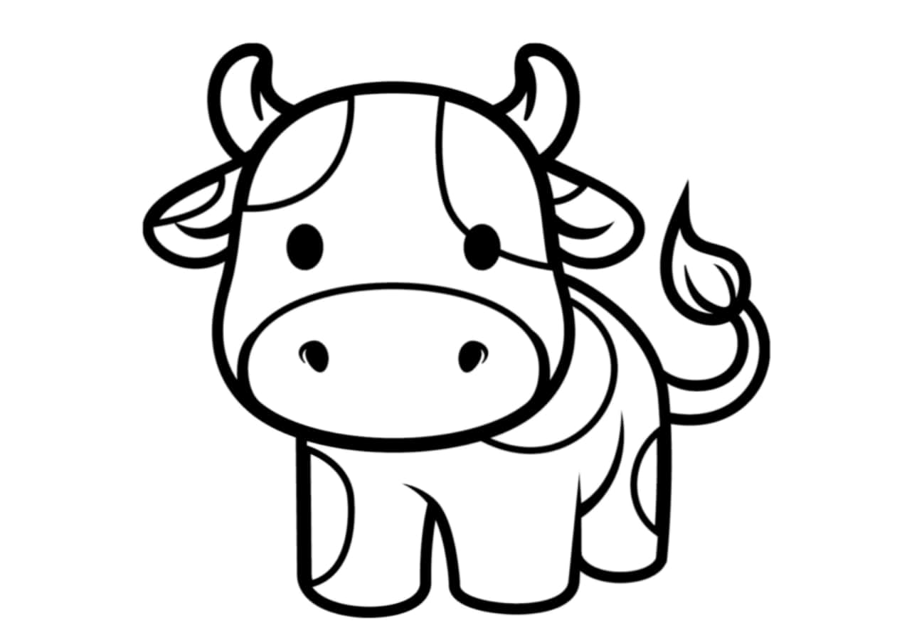 Cow Coloring Pictures