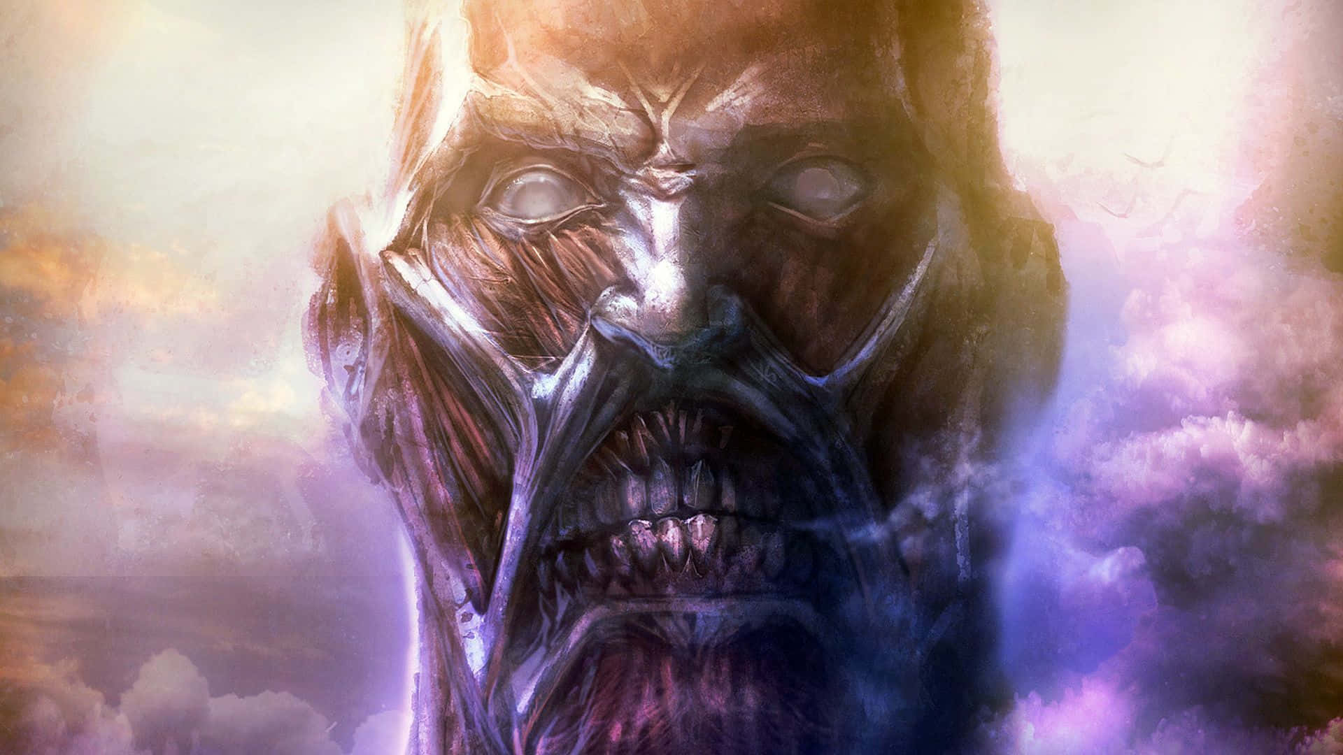 Colossal Titan Angry Face Wallpaper