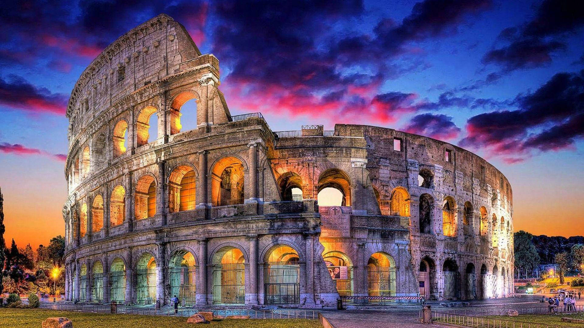 Colosseum In Rome. Wallpaper