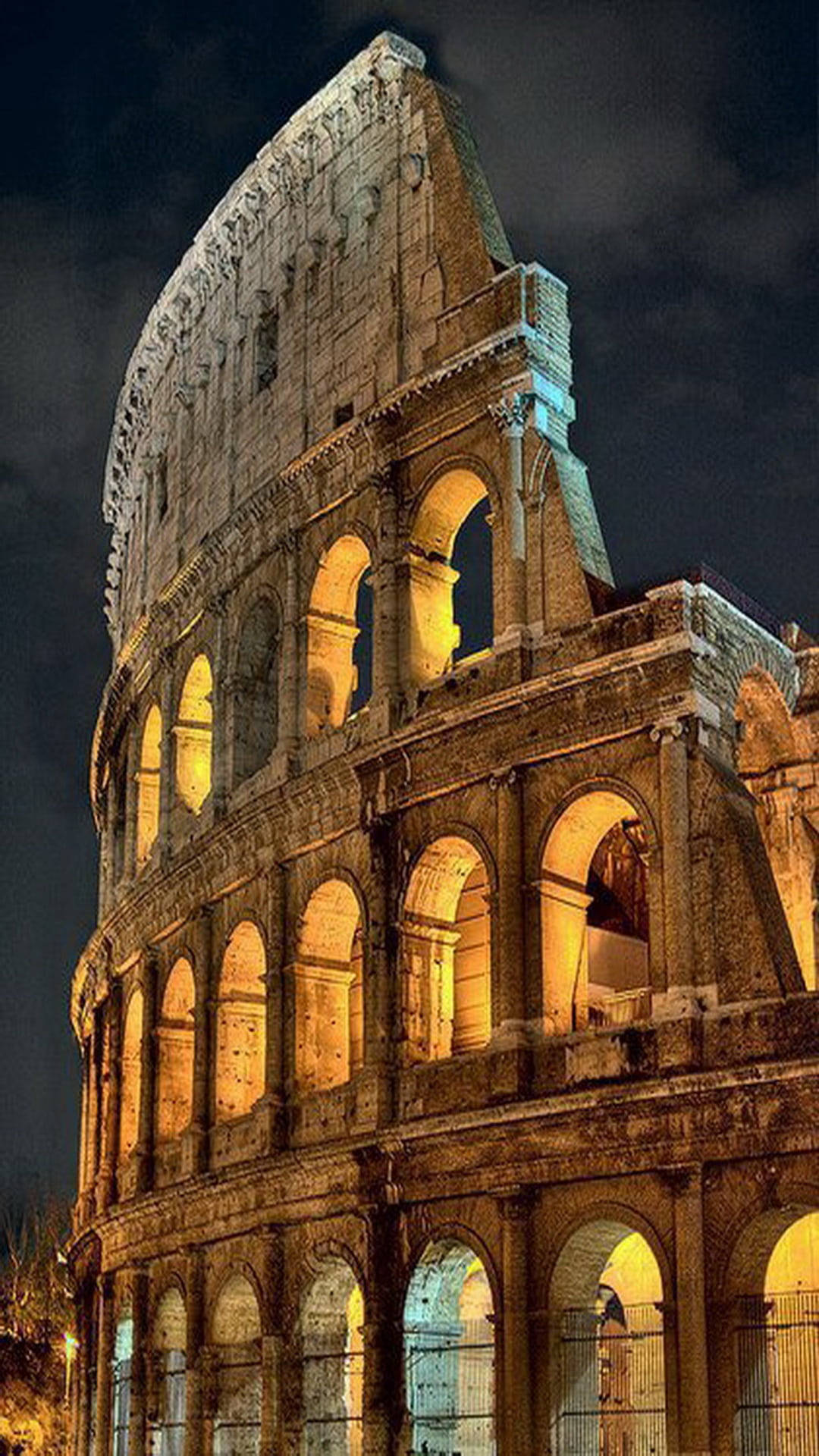 Colosseum Scenery Til Iphone-skærme Wallpaper