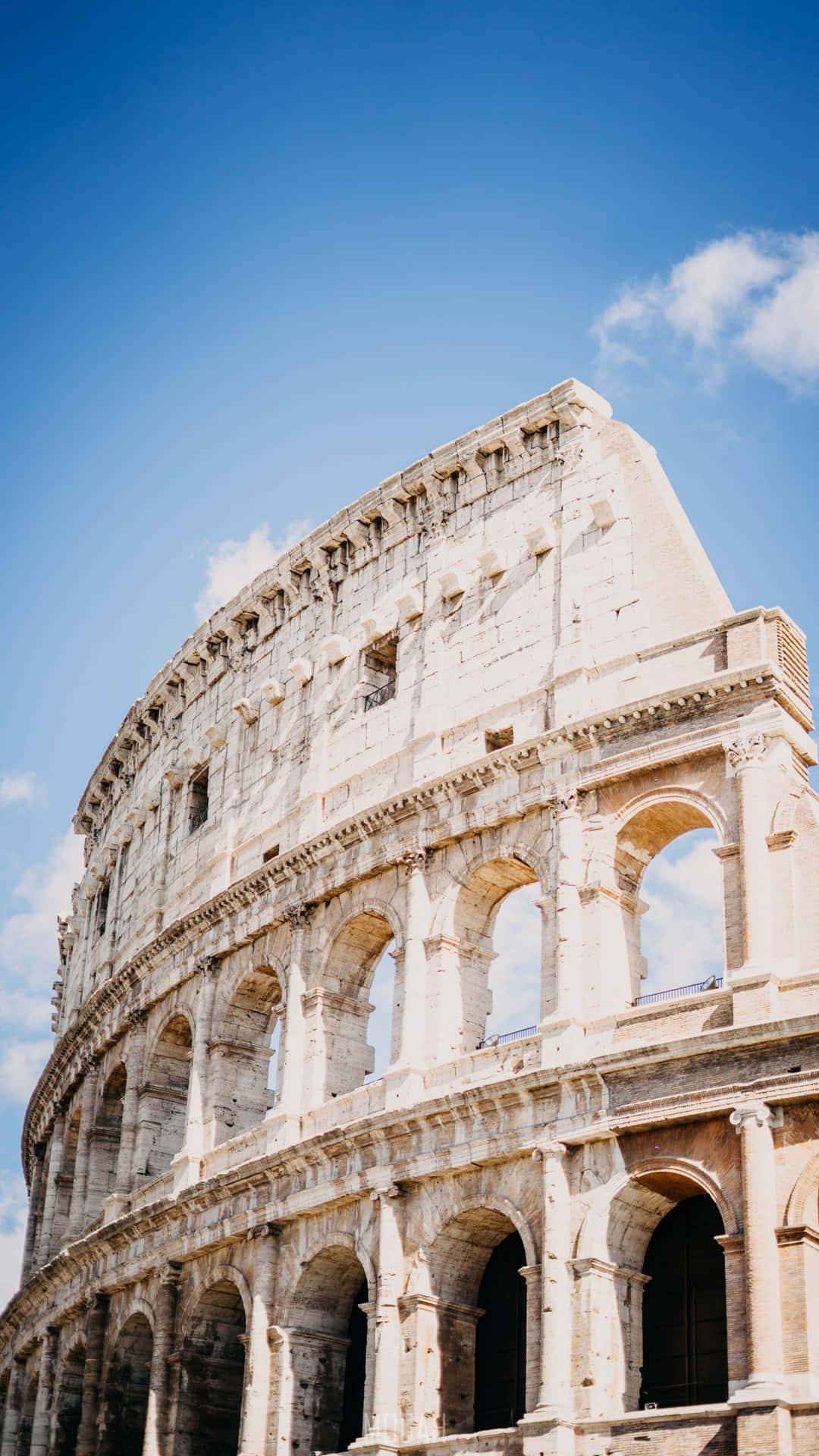 Colosseum Sunny Day Sky Wallpaper