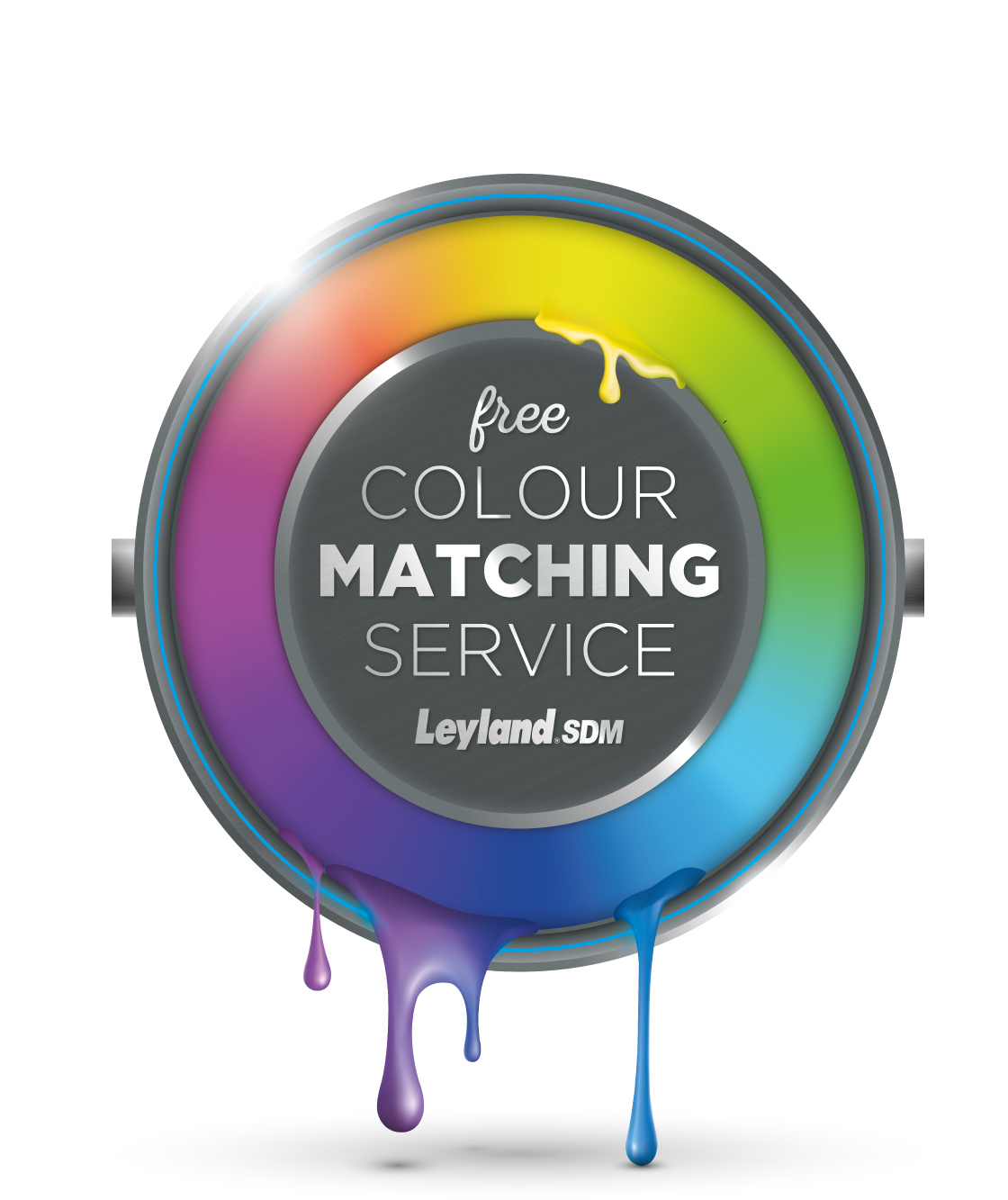Colour Matching Service Paint Can PNG