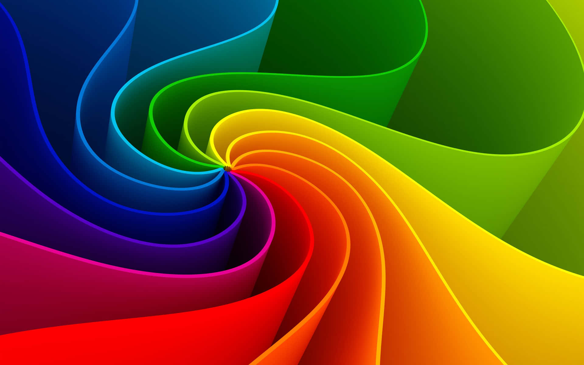 Colourful Rainbow Patterns Wallpaper