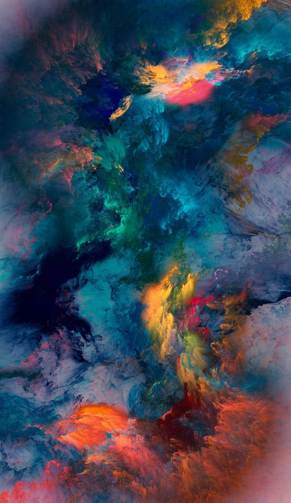 Colourful Smoke Iphone 6s Plus Wallpaper