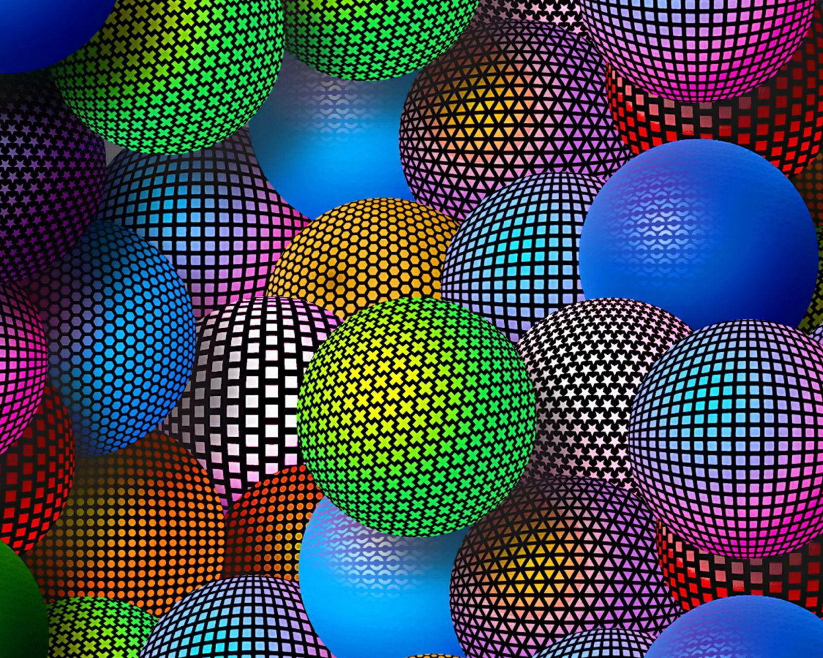 Colourful Spheres Samsung Galaxy Tablet Wallpaper