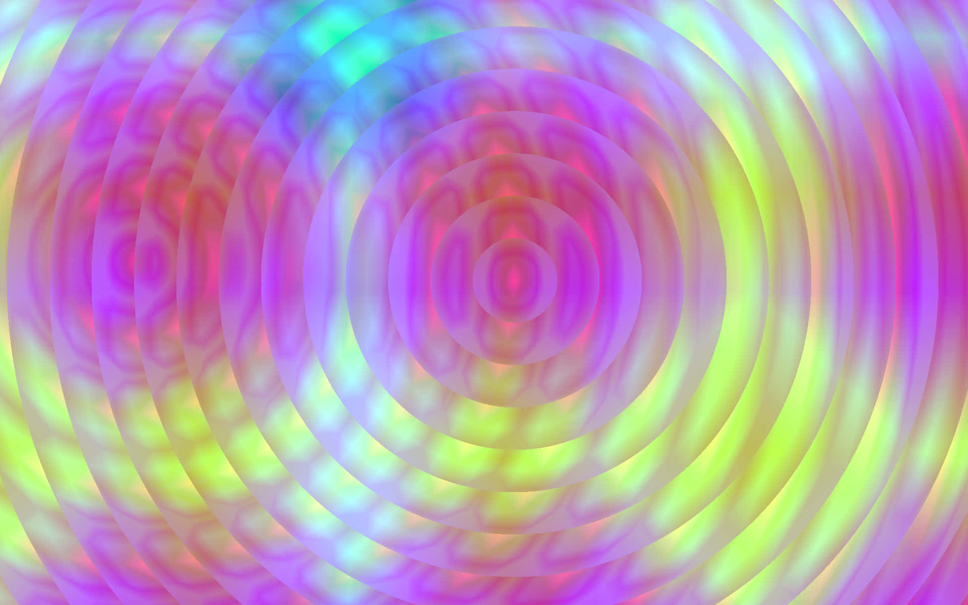 Colourful Spiral Circle Wallpaper