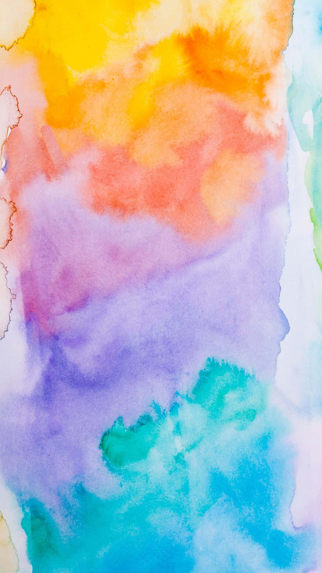 Colourful Watercolors Wallpaper