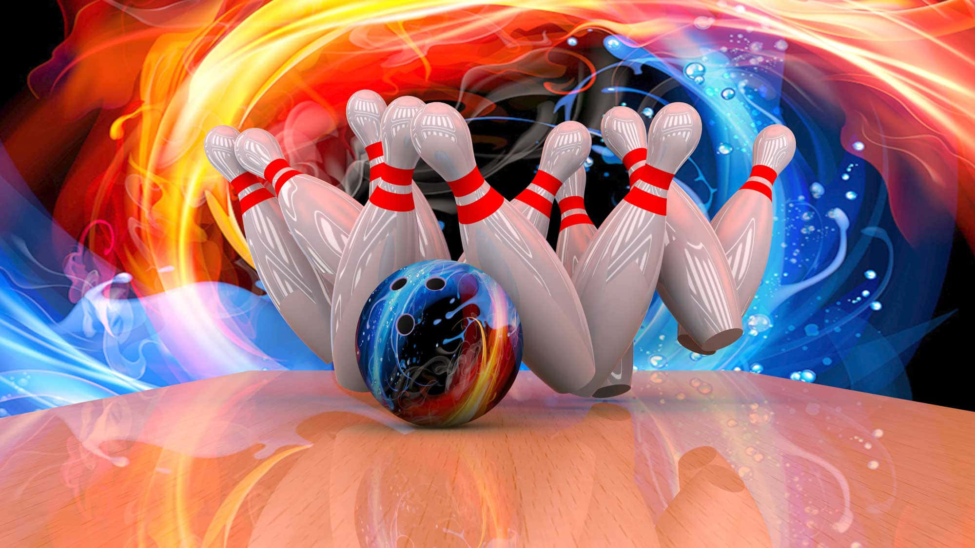 Colpireun Gioco Perfetto: Il Colorato E Energico Mondo Dello Bowling.