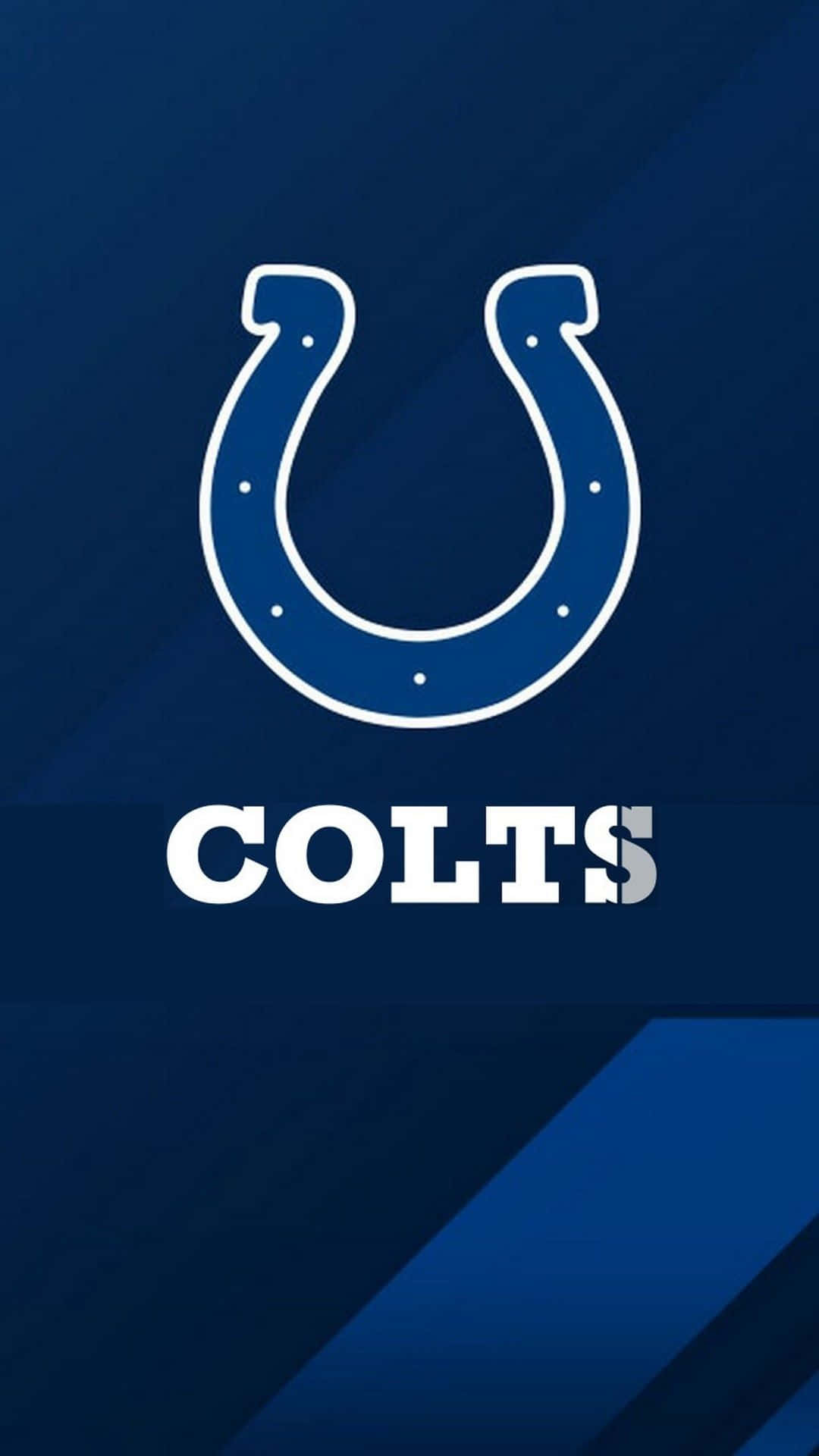 Colts Horseshoe Logo Phone Wallpaper