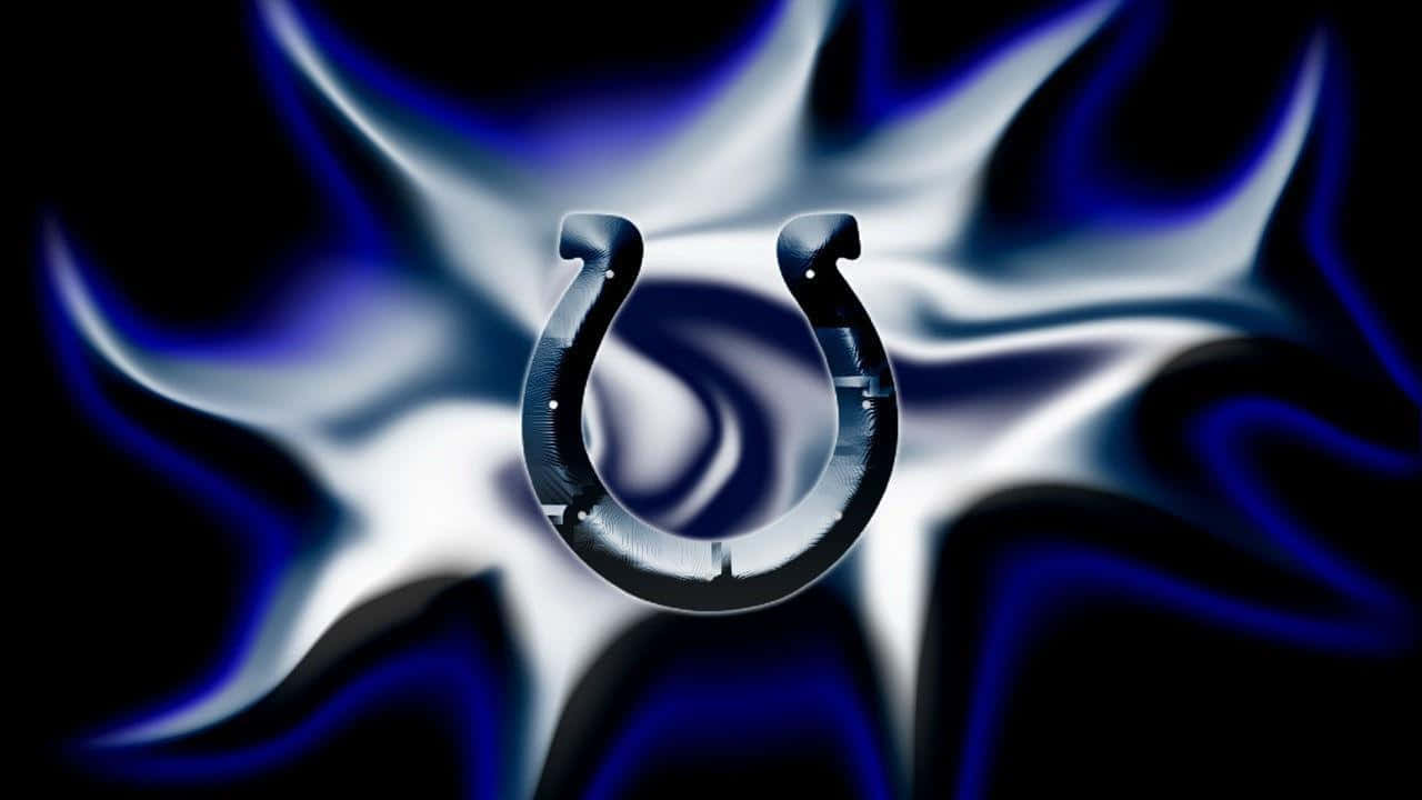 Logooficial De Los Colts Con El Herradura En 3d. Fondo de pantalla