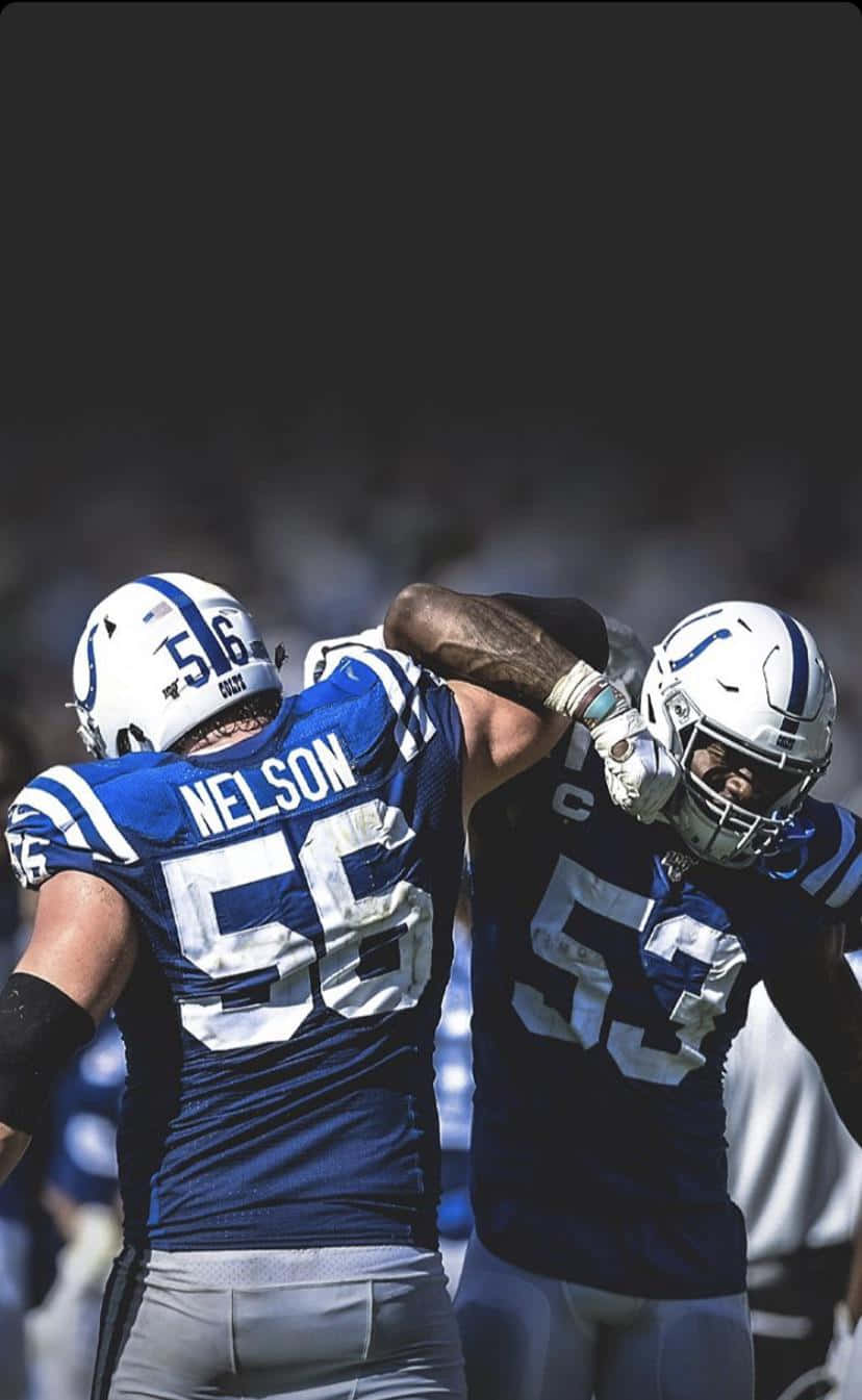 Colts Players Quenton Nelson And Shaquille Leonard Wallpaper