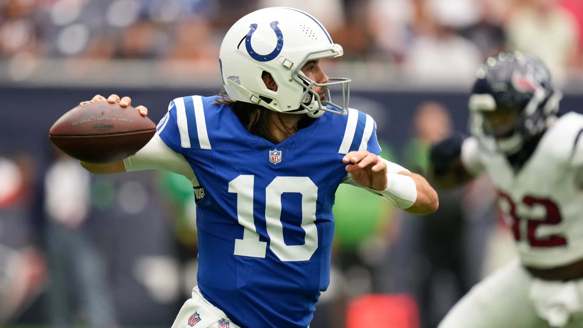 Colts Quarterback Action Shot Wallpaper