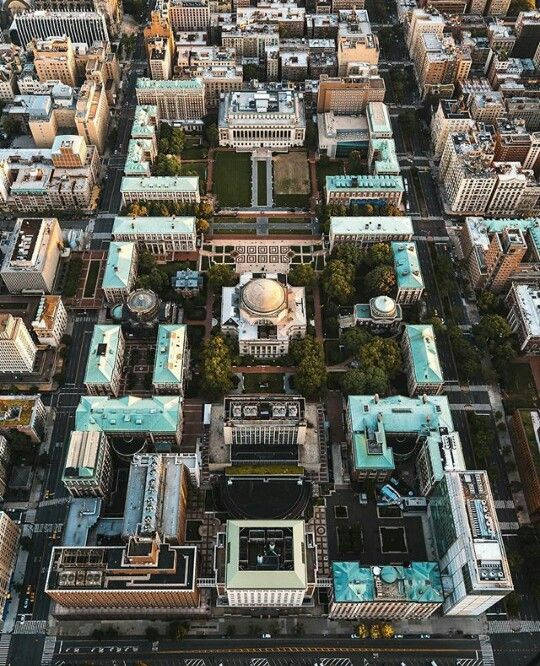 Columbia University Aerial View Wallpaper