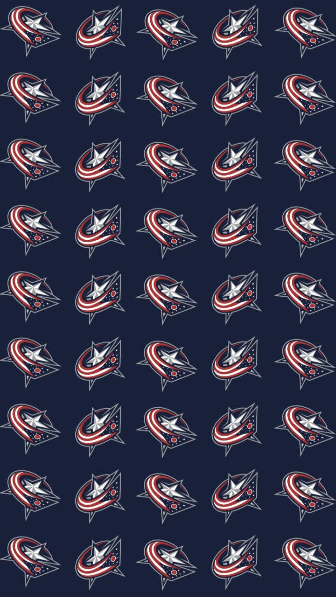 Columbus Blue Jackets Pattern Wallpaper